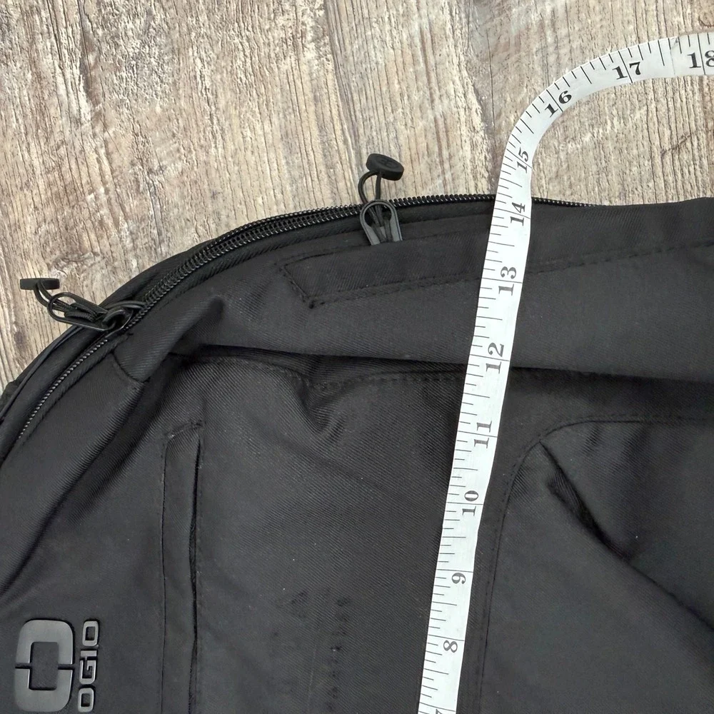 OGIO Downtown Backpack Nylon Bag Black Professional Tech Commuter School Office